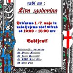 Dvorec Frajštajn – živa zgodovina od 1.-7. maja 2023 od 12:00-18:00 ure. Vabljeni.