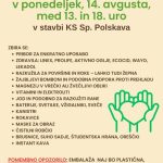 Organizacija zbiranja s TD Kopriva Sp. Polskava (posledice ujme, dežja in poplav) 2023