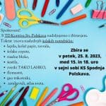 Organizacija zbiranja šolskih potrebščin s TD Kopriva Sp. Polskava (posledice ujme, dežja in poplav) 2023