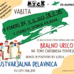 NOV TERMIN Bralna urica z ustvarjalno delavnico, v ponedeljek, 11.12.2023 ob 17. uri