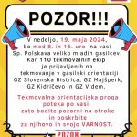 Tekmovalna orientacija s PGD Sp.Polskava, v nedeljo 19.5. med 8. in 15.uro