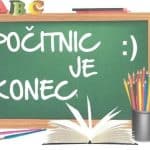 Počitnic je konec!