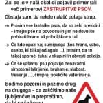 POZOR!!! Zastrupitev (enega ali več) psov v naši okolici