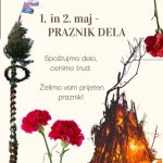 Živel 1 in 2 maj – praznik dela