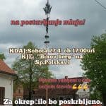 Postavljanje mlaja v soboto 27.4.2024 ob 17:00 uri