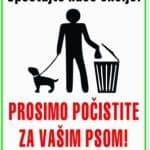 OBVESTILO za lastnike psov – problematika ne pobiranja iztrebkov na javnih površinah in drugo